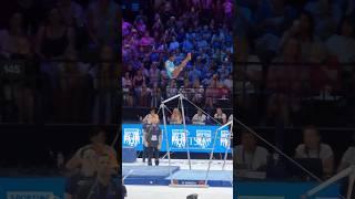 Simone Biles gets so much HEIGHT on Uneven Bars at World Championships 2023 #gymnast #simonebiles