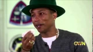 OPRAH MAKES PHARRELL WILLIAMS CRY OVER HIS song ''happy''