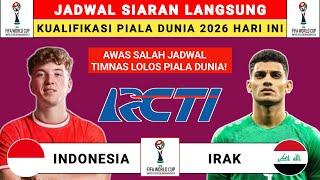 Jadwal Siaran Langsung Kualifikasi Piala Dunia 2026 - Indonesia vs Irak Leg 2 - Jadwal Timnas