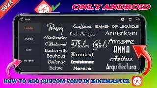 How To Import Fonts In To Kinemaster||Kinemaster Me Font Add Kaise Kare @SpTechInfo99