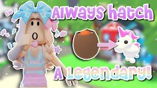 The *SECRET* To Hatching a *LEGENDARY* From a Cracked Egg! (Adopt Me)