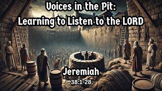 "Voices in the Pit: Learning to Listen to the Lord" (Jer. 38) - Daily Manna - 12/23/24