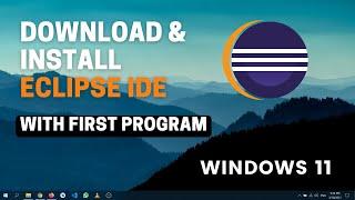 How To Install Eclipse IDE 2022-12 On Windows 11 | Eclipse Java EE