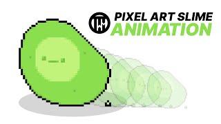 My Process For Creating A Pixel Art Slime Animation - Aseprite (Libresprite) | TutsByKai