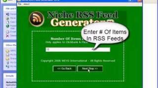 Niche RSS Feed Generator v.2.0