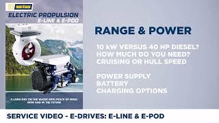 VETUS electric propulsion systems : the E-line and the E-POD. Which E-Drive suits your boat?