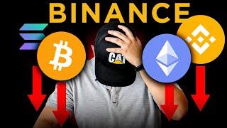 BINANCE VENDE TODO! $SOL $ETH $BTC