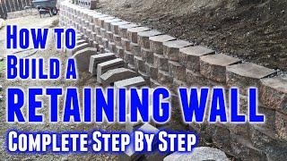 How to Build a Retaining Wall (Step-by-Step)