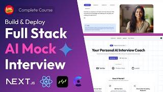 Build & Deploy Full Stack AI Mock Interview App with Next.js | React, Drizzle ORM, Gemini AI, Clerk