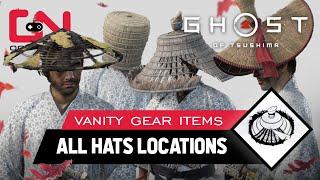 Ghost of Tsushima All HATS Locations & Showcase - Vanity Gear Items