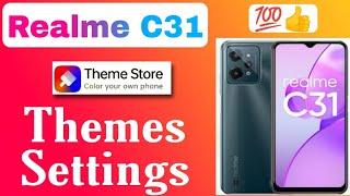 Realme C31 Themes Settings | How to change theme in realme c31