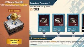 PUBG MOBİLE RP AKTİVİTE PAKETİ İNCELEME