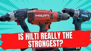 Does Hilti Have The Strongest Drill? Hilti vs Bosch vs Makita!