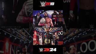 WWE2K24 VS WWE2K19 