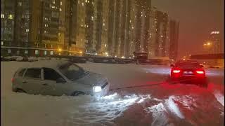Audi a7 вытаскивает из снега. Audi a7 snow. Quattro in snow