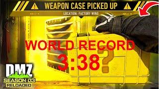 DMZ WORLD RECORD -Koschei Complex-Weapon Case Speedrun 3:38