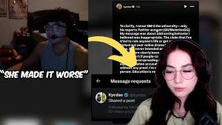 Shanks Reacts To Kyedae's Response To DMing Lightedits University For Shahzam's GF