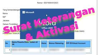 Cara Mudah Buat Surat Keterangan & Permohonan Aktivasi PIP Tanpa Mengetik Microsoft Word