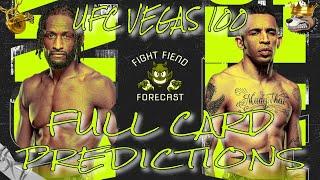 UFC VEGAS 100 FULL CARD PREDICTIONS | MAGNY VS PRATES