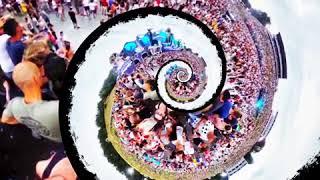 TinyPlanet video - Tomorrowland 2018 vortex