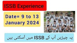 ISSB Experience