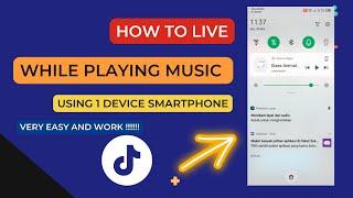 How to Live on Tiktok While Playing Music By 1 Device 2022