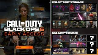 NEW Black Ops 6 Carry Forward, EARLY ACCESS Info, FREE Rewards, & MORE!  - Black Ops 6