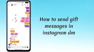 How to send gift messages on instagram dm | Instagram dm unknown trick | Tech and Tips️