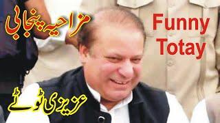 Nawaz Sharif All Funny Totay Highlights | Funny Azizi Totay   Punjabi Dubbing by Ali Azizi