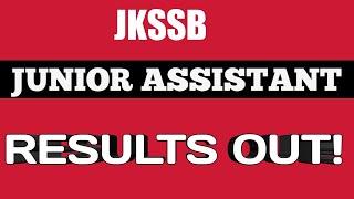 JKSSB JUNIOR ASSISTANT RESULT OUT II Topper=89.19