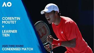 Corentin Moutet v Learner Tien Condensed Match | Australian Open 2025 Third Round