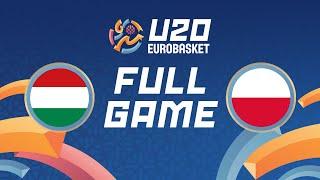 Round of 16 | Hungary v Poland | Full Basketball Game | FIBA U20 Women's EuroBasket 2024