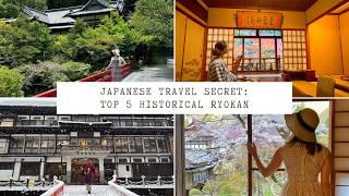 【日本溫泉旅館推薦】Best Traditional Ryokan in Japan: Top 5 Historic Onsen Hotels 2025 Guide