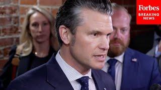 Pete Hegseth Vows To Stay On As Trump's Defense Secretary Nominee