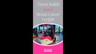 Toyota Designs Second Breast Cancer Awareness Forklift