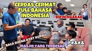 WARGA JEPANG CERDAS CERMATPAPI NGGAK BISA JAWAB PAKE BAHASA INDONESIA- ENDING NYA NGAKAK