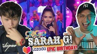 Sarah Geronimo | Asap Natin To | Lazada Epic Birthday Performance| Sarah G! [BARDAGULAN REACTION]