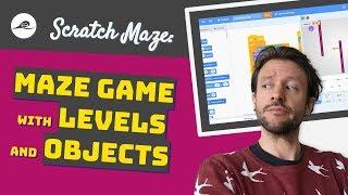 How to Make a Scratch Maze Game with Levels and Objects | Scratch Starter Project