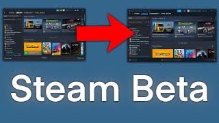 Steam got a BIG UPDATE | How to get Steam Beta
