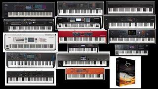 Roland Yamaha Kurzweil Nord KORG AKAI Synthogy