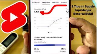 Youtube Shorts Sepi Coba lakukan 3 Tips ini!! Cara agar video shorts banyak View