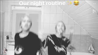 Lisa&Lena No Official Musically - Our night routine 