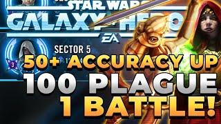 Sector 5 Conquest - All your accuracy up and plagues done in 1 battle.