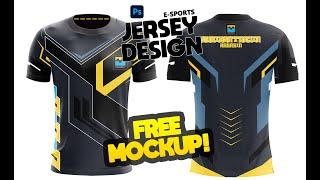 (Free Pattern) Sublimation E-sports01 Jersey Design | PSD file