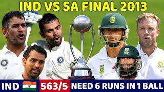 INDIA VS SOUTH AFRICA TEST FINAL MATCH 2013 | FULL MATCH HIGHLIGHTS | MOST THRILLING MATCH EVER