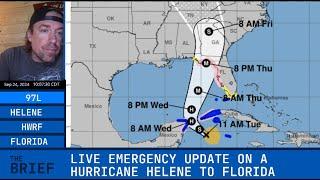 LIVE EMERGENCY UPDATE ON A CAT 3+ HURRICANE HELENE HEADING FOR FLORIDA!