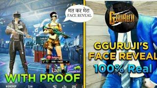 G GURUJI face reveal| 100% real| RiderX pubg