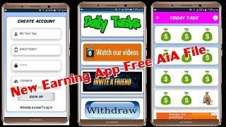 New Best Earning App free  Aia file|| High Quality Earning App aia file  2019