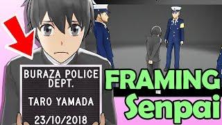 FRAMING Senpai! the ENDING you didn't see coming  (Yandere Simulator Police Update *new*)
