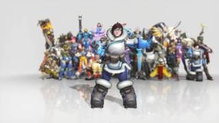 Overwatch Mei Dance Emote Animated Wallpaper 1080p FULLHD